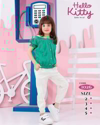 بوتيك الفراشة • طقم بناتي أطفال • مقاس ٢-٥ سنة