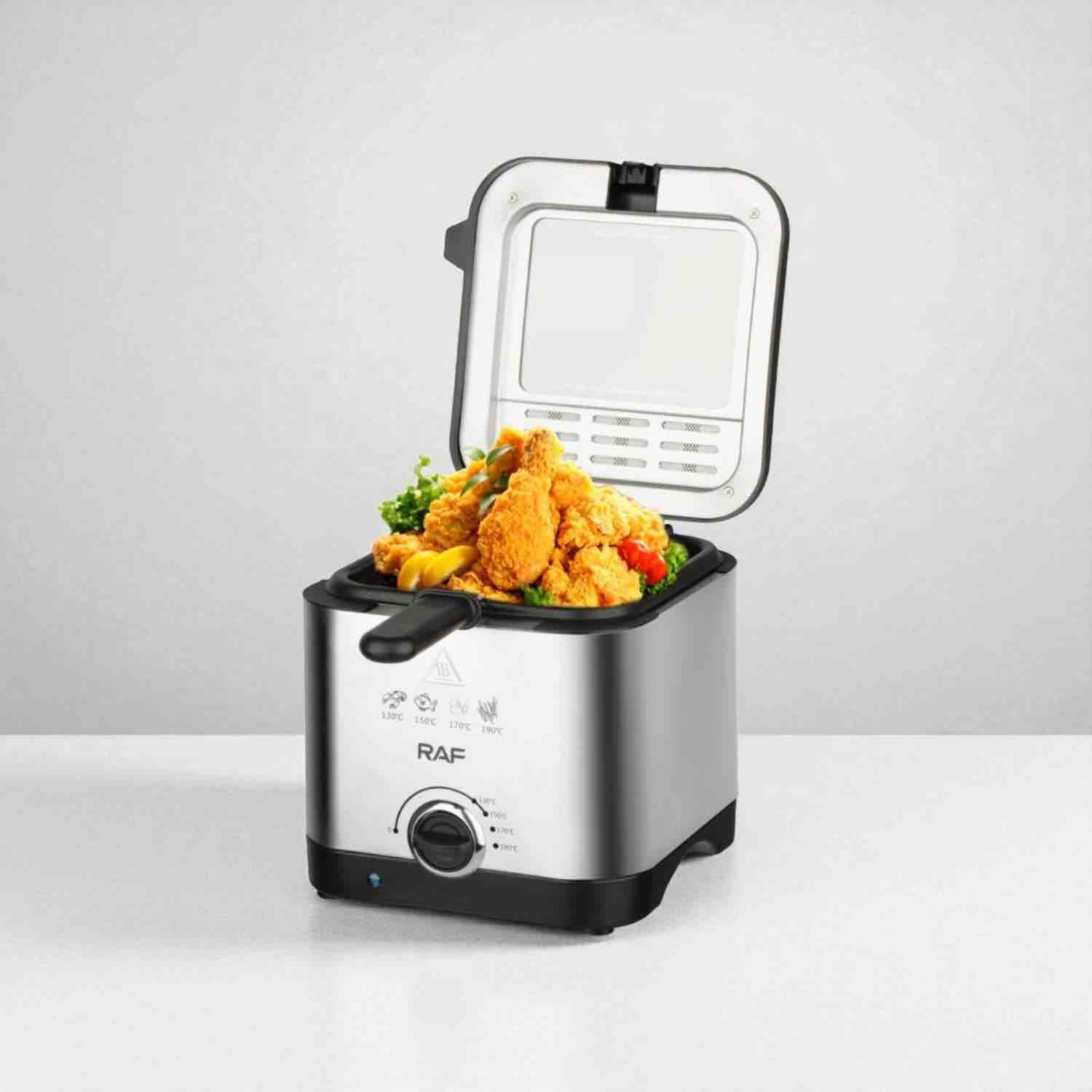 قلاية كهربائية &ndash; ستانلس ستيل مقاوم للصدأ المواصفات: المادة: ستانلس ستيل مقاوم للتآكل والصدأ السعة: 2 لتر القدرة: 1000 واط نطاق التحكم في الحرارة: حتى 190°م مع منظم حرارة دقيق نافذة رؤية لمتابعة الطعام أثناء القلي سلة قابلة للإزالة لتسهيل التنظيف ونقل الطعام بأمان مؤشر تشغيل ضوئي يوضح حالة التشغيل مقبض بارد اللمس للحمل الآمن فلتر مدمج لاحتجاز الأبخرة والروائح مساحة مخصصة لتخزين السلك حماية من السخونة الزائدة طلاء داخلي غير لاصق لسهولة التنظيف ومنع التصاق الطعام قواعد مطاطية مانعة للانزلاق لضمان الثبات أثناء التشغيل تعليمات السلامة والصيانة: لا تملأ الوعاء بالزيت فوق الحد المسموح به داخل الدليل لتجنب الانسكاب. افصل القلاية عن الكهرباء واتركها تبرد تمامًا قبل تنظيفها. اغسل السلة والجزء الداخلي حسب التعليمات وتجنب استخدام المنظفات القاسية التي قد تضر بالطلاء غير اللاصق. لا تشغل الجهاز فارغًا أو بدون زيت لتفادي تلف المقاومة

37 الف مع التوصيل


**إذا كنت صاحب هذا الإعلان وتريد حذفه لأي سبب، رجاءا أرسل رسالة إلى الدعم الفني**