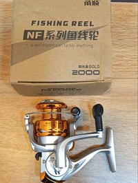 🌼مكينة صيد ذهبية  FISHING REEL GOLD  🌼سلسلة ماركة [NF]   🌼الحجم 2000  ...
