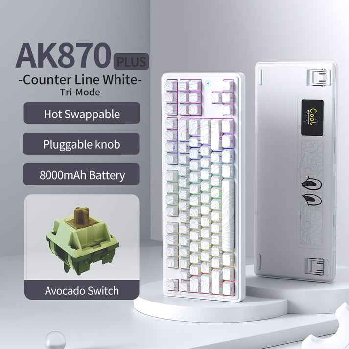 بۆ فرۆشتن کیبۆردی میکانیکی 
Ajazz ak870 plus (RGB DIY)

نوێیە بەس بۆ تێست بەکارهاتووە و ئەشیای گشت ماوە و کارتۆنی ماوە 

نرخ:60 هەزار💲
گەیاندن بەردەستە یان ئەتوانی خۆت بێیت

مواسەفات:

مۆدێل:  AK870 PLUS (RGB DIY)ـە. 
​پاتری: پاترییەکەی زۆر گەورەیە، 8000mAhـە واتە زۆر دەمێنێتەوە.

​رەبتی: بە سێ جۆر دەبی؛ هەم بە وایەر ، هەم بە پارچە وایەرلێسە بچووکەکە (2.4G)، هەمیش بە بلوتوس (BT5.1).

​داگرتنی دوگمەکان: جۆری Gasketـە، واتە لەکاتی نووسین زۆر نەرم و خۆشە.

​کێش: کێشەکەی دەوروبەری 995 گرامە (نزیکەی کیلۆیەک دەبێ، بۆیە لەسەر مێز زۆر جێگیرە).

​قەبارە: درێژییەکەی 37 سانتیمە و پانییەکەی نزیکەی 15 سانتیمە.

​دوگمەکان: 87 دانە دوگمەی هەیە و Hot Swapـە (واتە ئەگەر دوگمەیەکت بەدڵ نەبوو، دەتوانی بە دەستی خۆت دەری بێنی و دانەیەکی تر دابنێی بەبێ لەحیم).

​گلۆپەکان (RGB): 20 جۆرە شێوازی داگیرسانی گلۆپی هەیە، دەتوانی بە کەیفی خۆت "مۆدەکەی" بگۆڕی.

​کێبڵ: وایەرێکی Type-Cـی لەگەڵە کە درێژییەکەی مەتر و شەست سانتیمە.

​جۆری پلاستیک: لە پلاستیکی ABS دروست کراوە کە زۆر قاییمە. أربيل, العراق


**إذا كنت صاحب هذا الإعلان وتريد حذفه لأي سبب، رجاءا أرسل رسالة إلى الدعم الفني**