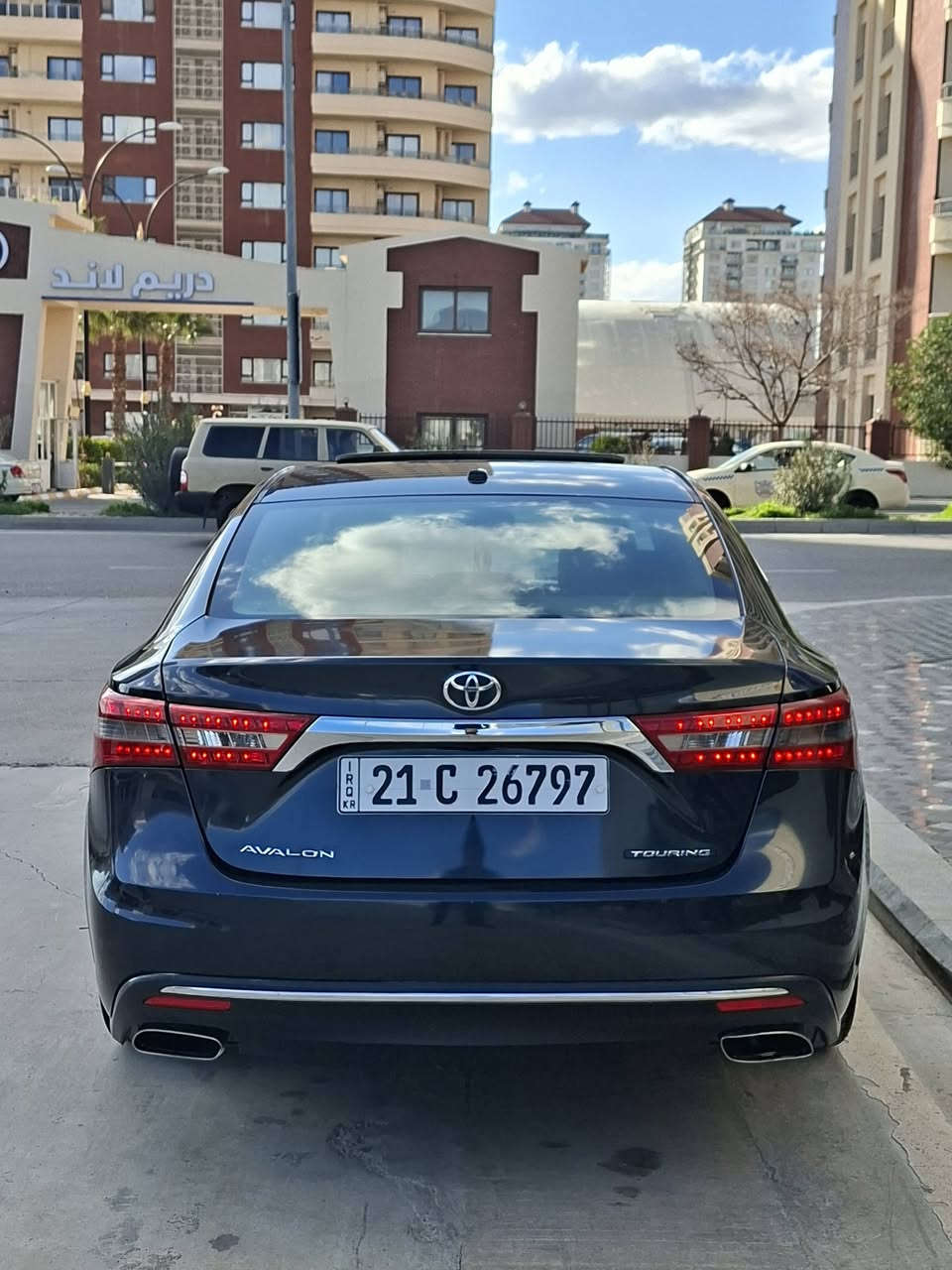 تويوتا افلون 2017 مواصفات تورينك فول مواصفات لون اسود كذاب
ملاحظة السيارة هزة فحص رقم سنوية جديد السياره بسمي تحويل وكالة بنفس اليوم 

حادثها خلفي فقط صندوق بيها صبغ بجم كبس بشرط بدون ايرباك صور الحادث سونر موجود بالمنشور 

محرك V6 حجم 3500 بنزين ماشية121ميل
شاشة بصمة كامرا سلايت كوشنات جلد كوشنات تدفئة كوشنات كاربا لايتات ليد  زينون  تبريد قطعتين رادار جانبي رادار أمامي رادار تحديد مسار بعد هواية مواصفات السيارة حيل نضيفة جاهزة مابيها اي نقص بشرط كير محرك تبريد ايرباك كهربائيات بشرط هزة رقم سنوية جديد بسمي السيارة  تايرات جديد للإستفسار اكثر اتصل ***********
