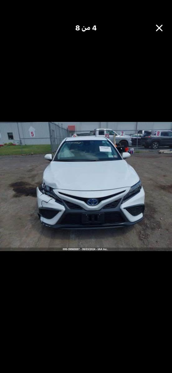 كامري هايبرد 2023للبيع  او مراوس بكورلا هايبرد او بنزين رقم بغداد بأسمي se  الضرر كما موضح في الصوره جاملغ ايمن صبغ بدون دواخل باب ايمن بارد ايرباك فقط برده
بصمه كشانه جلد كشن كهرباء السايق بوز مسكر مصلحه جاهزه في العراق 
للأستفسار ***********
