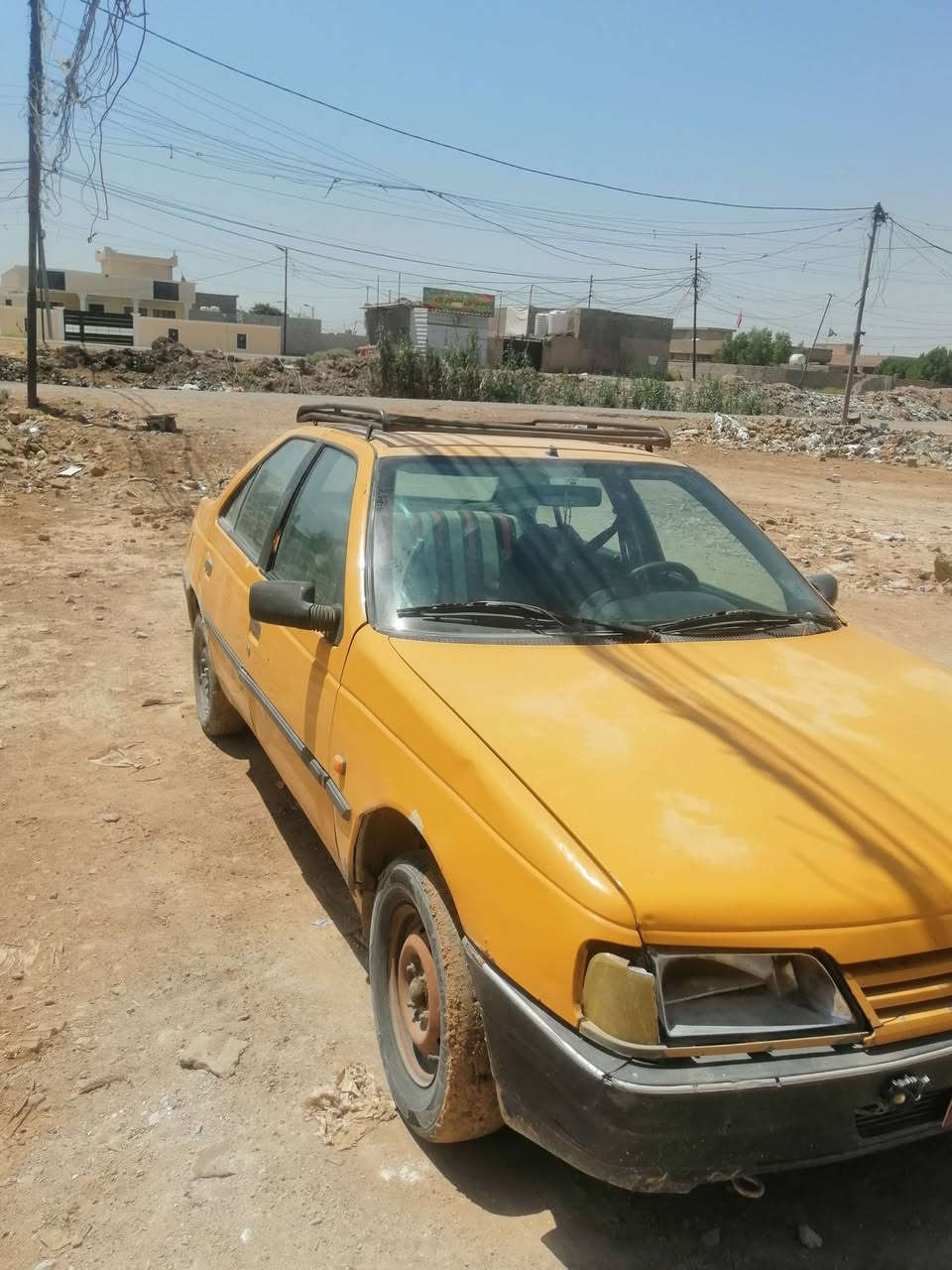 السلام عليكم بيجو روى للبيع او مراوس للستفسار أتصال *********** مكان بغداد
