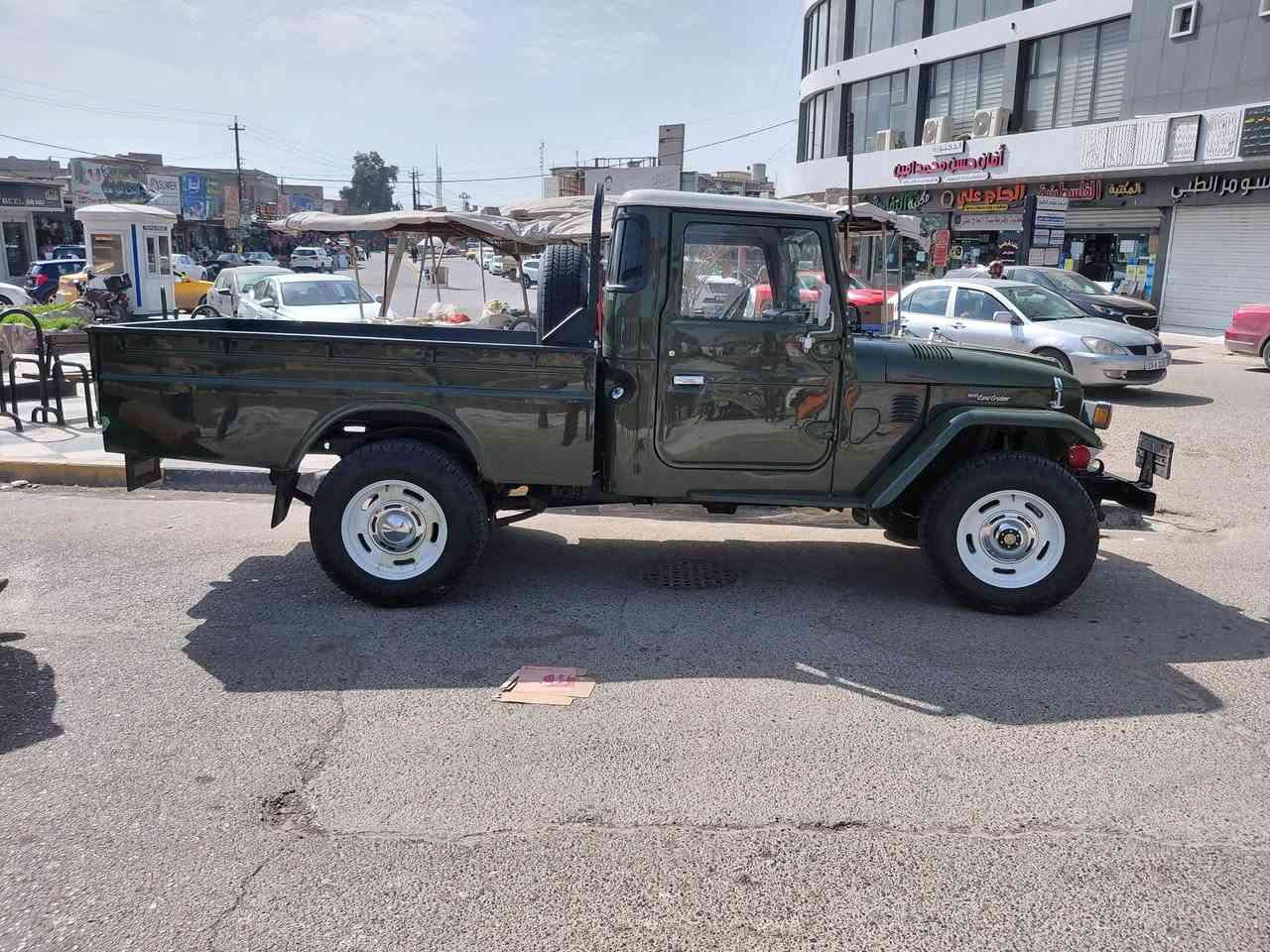 تويوتا لاند كروزر FJ45 بيك اب. ذات التصميم الخالد..
نسخه رائعة لعشاق هذا السيارة العظيمه.في العراق .


**إذا كنت صاحب هذا الإعلان وتريد حذفه لأي سبب، رجاءا أرسل رسالة إلى الدعم الفني**