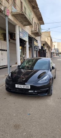 تسلا ٣ موديل ٢٠٢٢ دبل ماطور لونك رينج ماشي اب امريكا ٧٥ الف ميل هسه ١٠...