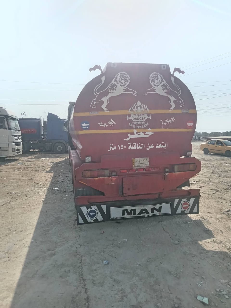 صهريج مان للبيع موديل 2001 طخم تاير مكينه وكير خير من الله رقم بصره والاتصال علئ الرقم ***********
