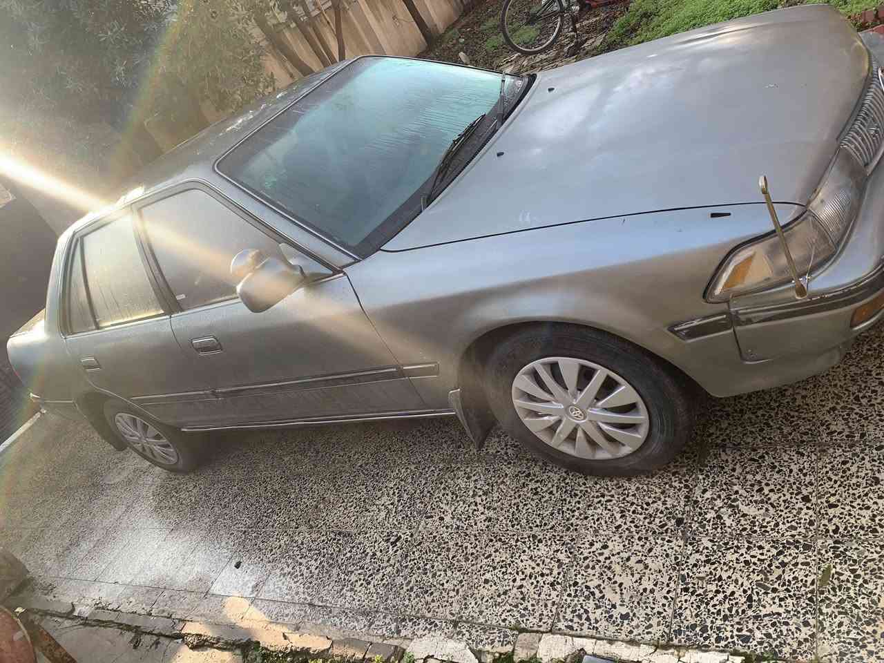 السلام عليكم للبيع سياره كرونا موديل 1991 السياره مصبوغه عام كهربائيات شغاله كاربون حديث أنت تطلع كاربون باسمك محرك فرخ بطه أربعه سلندر ابو الكف كير وتوماتيك محرك وكير شرط الضرر جاملغ وربع البوند وشبر من السقف ضرر تحرير سنويه إلى 2026شهر السادس بدون غرامات    السعر 32 للتواصل والاستفسار على الرقم ***********
