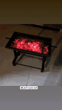 *🔥 *منقلة شواء مميزة!* 🔥*
- حديد قوي، سهلة التنظيف، وعمليه جداً
- *الموقع:* #الزهيرات #مقابل #مركز #الشرطة.
- *احجز الآن:* 📞 ***********.
#الجميع
