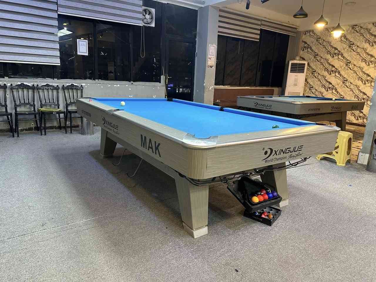 السلام عليكم ورحمة الله وبركاته ميز بليارد راسيون عدد 2 نظافه 100 بالميه قماش مبدل مره وحده ميز اكس انجي عدد 1 نظافه 100 بالميه جديد كلش للاستفسار الاتصال ع الارقام تاليه
***********
 *********** واتس
