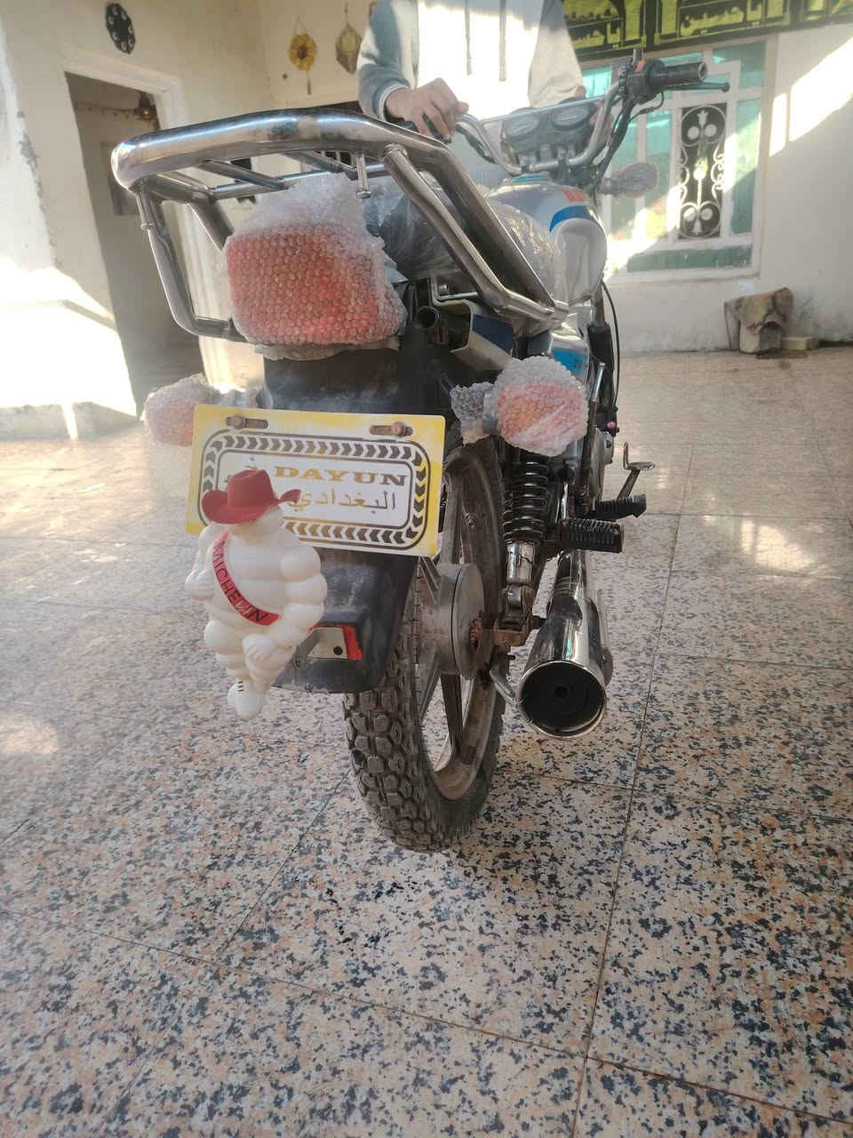 السلام عليكم دراجه دايون عضم 18طالعه ب 21اوراق سكنر دراجه حلوه ومرتبه مكان بابل الحمزه الغربي السعر ب 800 وبيهه مجال ***********
