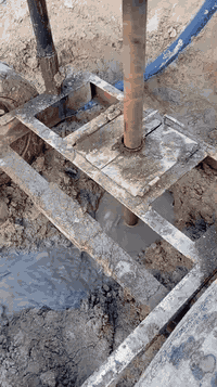 (بفظل الله وتوفيقه) " تم إنجاز أعمال حفر البئر بنجاح وفقاً للمواصفات ا...