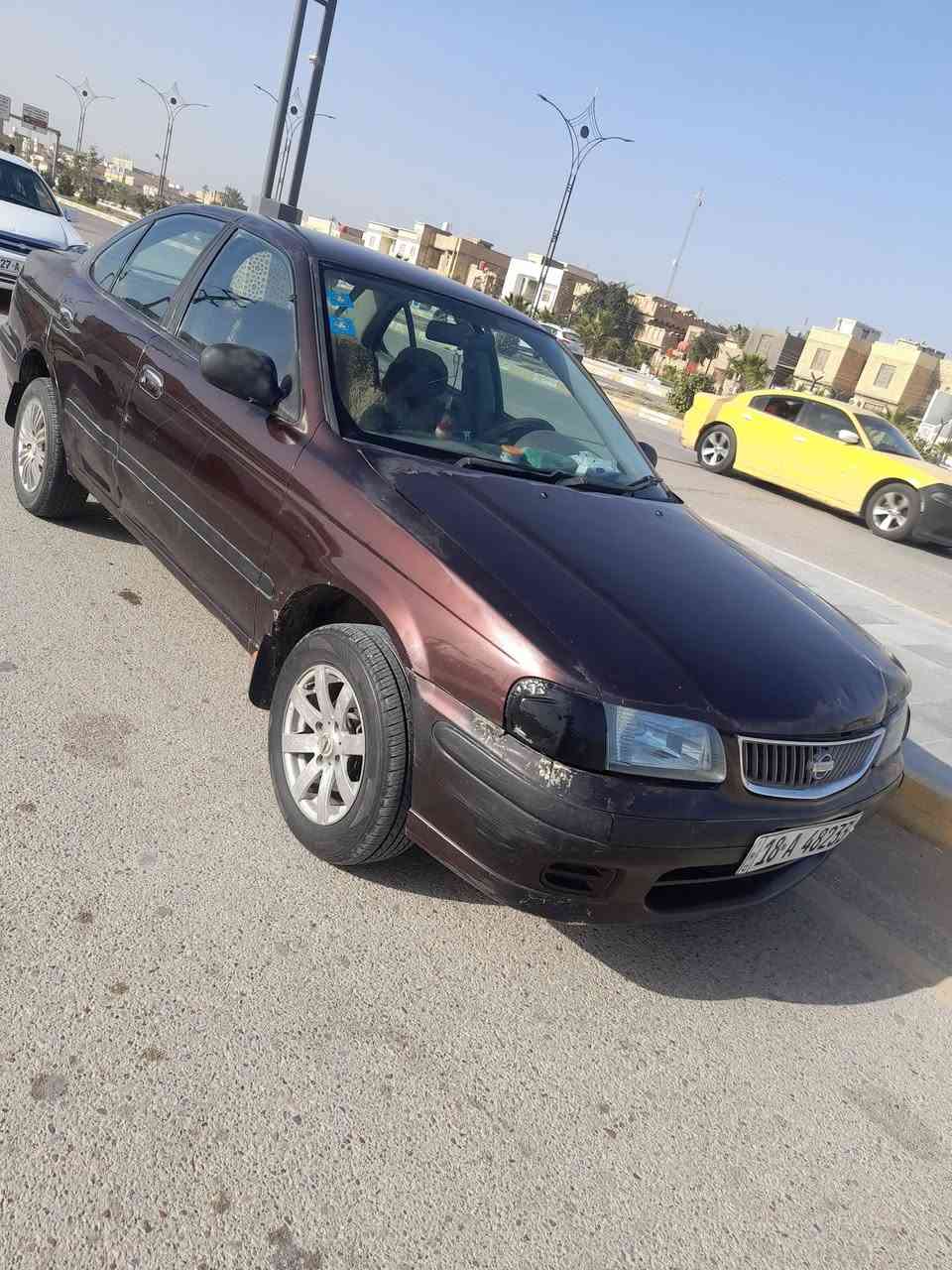 السلام عليكم نيسان صني موديل ٢٠٠٠ بأسمي رقم انكليزي مكينه وكير ١٨٠٠ بلاد توني شادهن تبريد شغال السيارة بلاديه بدون صبغ جاهزه بدون نقص السعر ٤١ مكاني ناصريه مركز ***********
