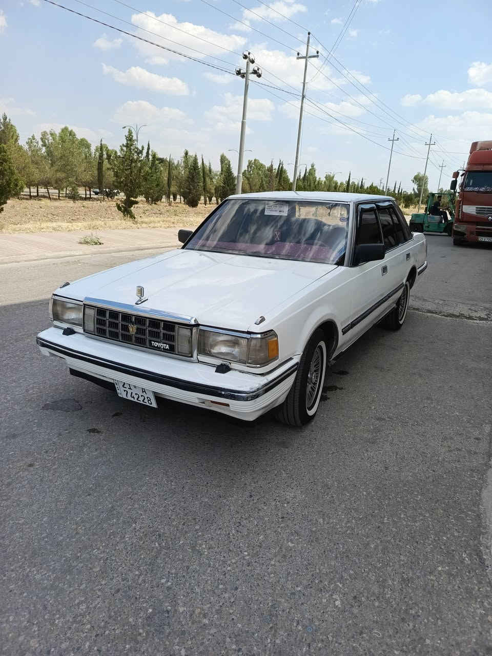 سوپر مۆدیل 1987
گیرئوتوماتیک 

گیرومحرک بشرط لاسرف لاصوت ولابوغار

رقم سلیمانیە رقم اصلی ئسولی جدید حتی 2031

براد هزە جدید تحویل مباشر نفس الیوم بشرط

صدر جدید 

اربع تایرات جدید 

کاهربایات کل شغال 

سیارە بدون صرب 

گزوز جدید پاور مال ئیستوپ جدید 

سعر 45 ورق 

مکان چم چمال قریب عل کرکوک

*********** بی واتساپ 

***********
