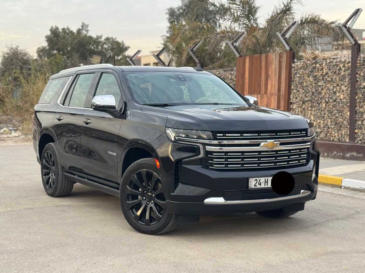 شفرليت تاهو 2021 بريمير خليجي
مكفوله من الضرر والصبغ جديده جدا
فول مواصفات 1/1 بدون جكات بانوراما فور ويل 
3شاشات ثلاجه رادارات دوس كهرباء
 كراسي كهرباء حار بارد وبعد بيها مواصفات
مكينه وكير وحداديه مكفولات ترايها زيرو 
رقم دهوك تحويل ثاني يوم
السياره جديده وبالحقيقه احلى من الصور مكاني بغداد 

السعر :- 475 
للاستفسار :- ***********
