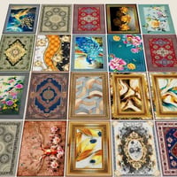 دواسات 3 دي نوعية راقية ألوان جميله  الظهر مانع انزلاق  قياس ٨٠سم × ٥٠...