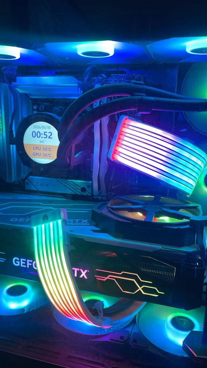 السلام عليكم كيس للبيع
PC

• *Processor -* AMD Ryzen™️ 9 7900X3D Desktop Processors Try
• *Motherboard -* ASUS PRIME X670-P WIFI
• *Graphics Card -* GALAX GeForce RTX™️ 4080 SUPER 16GB SG 1-Click OC - 4 Fan
• *Memory -* TEAM GROUP T-FORCE DELTA RGB DDR5 32GB 16GBx2 6000MHz *Black* 
• *SSD -* Lexar NM790 SSD 7400MB/s 1TB SSD M.2 NVME  
• *Power Supply -* Thermalright TR TG-850S 850W 80+ Gold *PCIe 5.0 - ATX 3.0* 
• *Cooling System -* Thermalright Core Vision 360 ARGB Liquid CPU Cooler - Black 
• *Case -* Xigmatek CUBI II Glass, Mid Tower Case - Black
• *Operating System -* Windows 11 Pro Original License Key
• *Cable Extension -* Aosor Power Supply Sleeved Cable PSU Extension Cable Kit ARGB  AL200 + AL300 ( 24 + 8 Pin )


**إذا كنت صاحب هذا الإعلان وتريد حذفه لأي سبب، رجاءا أرسل رسالة إلى الدعم الفني**