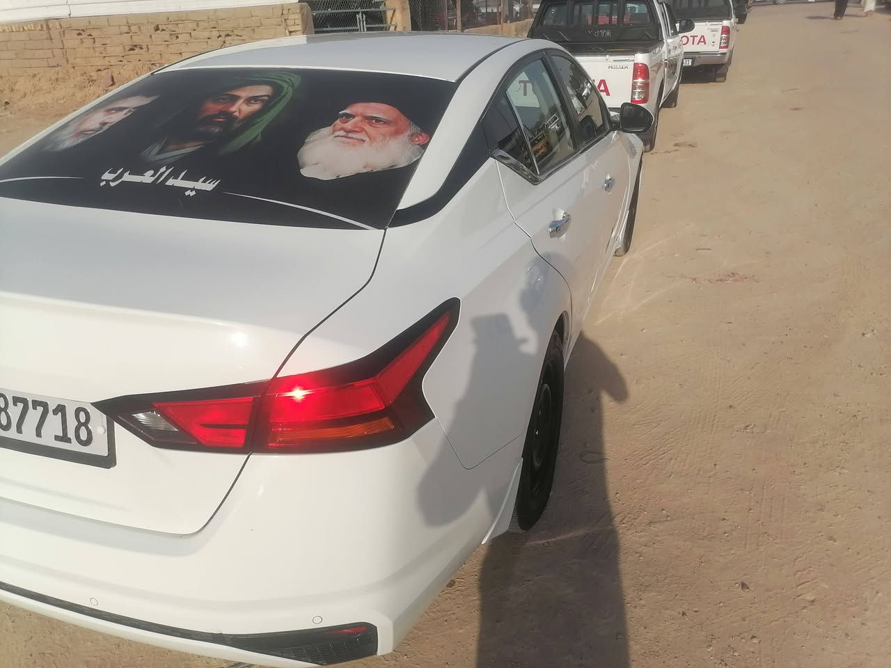 سلام عليكم ورحمة الله وبركاته نيسان التيما موديل 2023 فئه S  حساسات اماميه وخلفيه تحكم سرعة بيه بابين صفحه اليمنه باب الصدر والخلفي السعر 150 وبيه مجال
العنوان البصره
 رقم الهاتف *********** للبيع و المراوس
