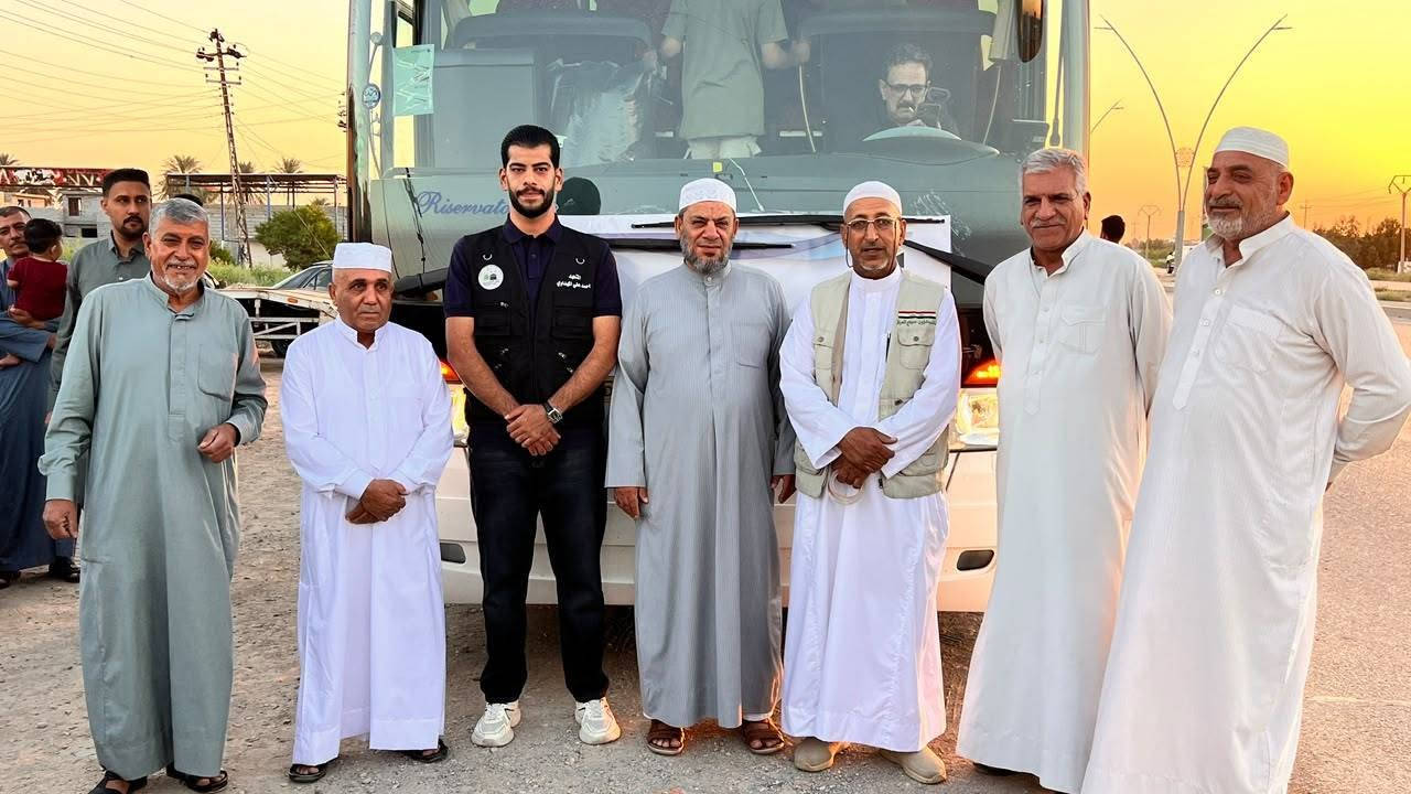 انطلاق قافلة البر لمعتمرينا الكرام لأداء عمرة شهر محرم بتاريخ 21/6/2027 
بأدارة :-
الحاج علي المهداوي ***********
الحاج احمد المهداوي ***********
