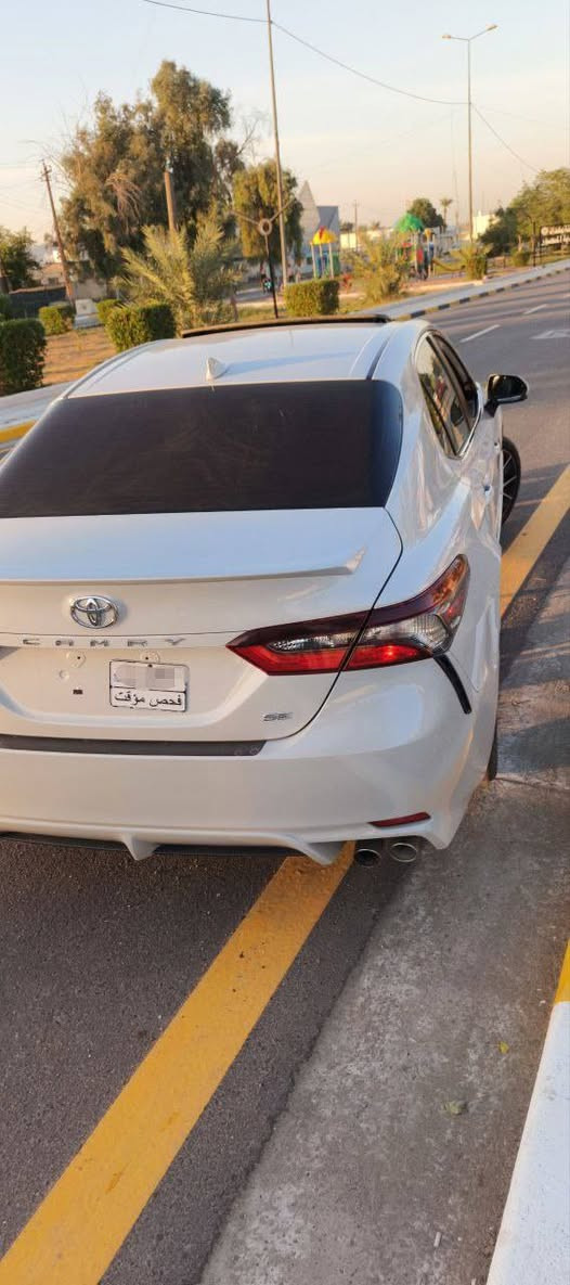 السلام عليكم
تيوتا كامري موديل 22
SE PLUS
لون سموك(سمنتي) 
فول مواصفات
بصمه وفتحه
شاشه جبيره
حساسات خلفيه
مقاعد جلد
نقطه عمياء
رادرات امامي خلفي
تحديد مسار
قطعتين تبريد
الضرر جاملغ وبنيد
السياره فحص مؤقت بدون رقم تترقم بغداد
‏ *********** ‏
مكاني بغداد العامريه
السعر 166
