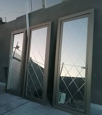 ابواب المنيوم • دبل جام • ٢١٤×٨٨