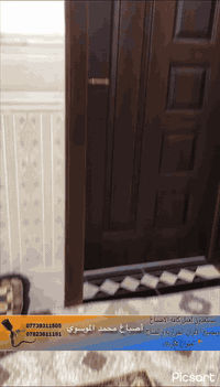 صباغ محمد الموسوي • طلي أبواب • كربلاء