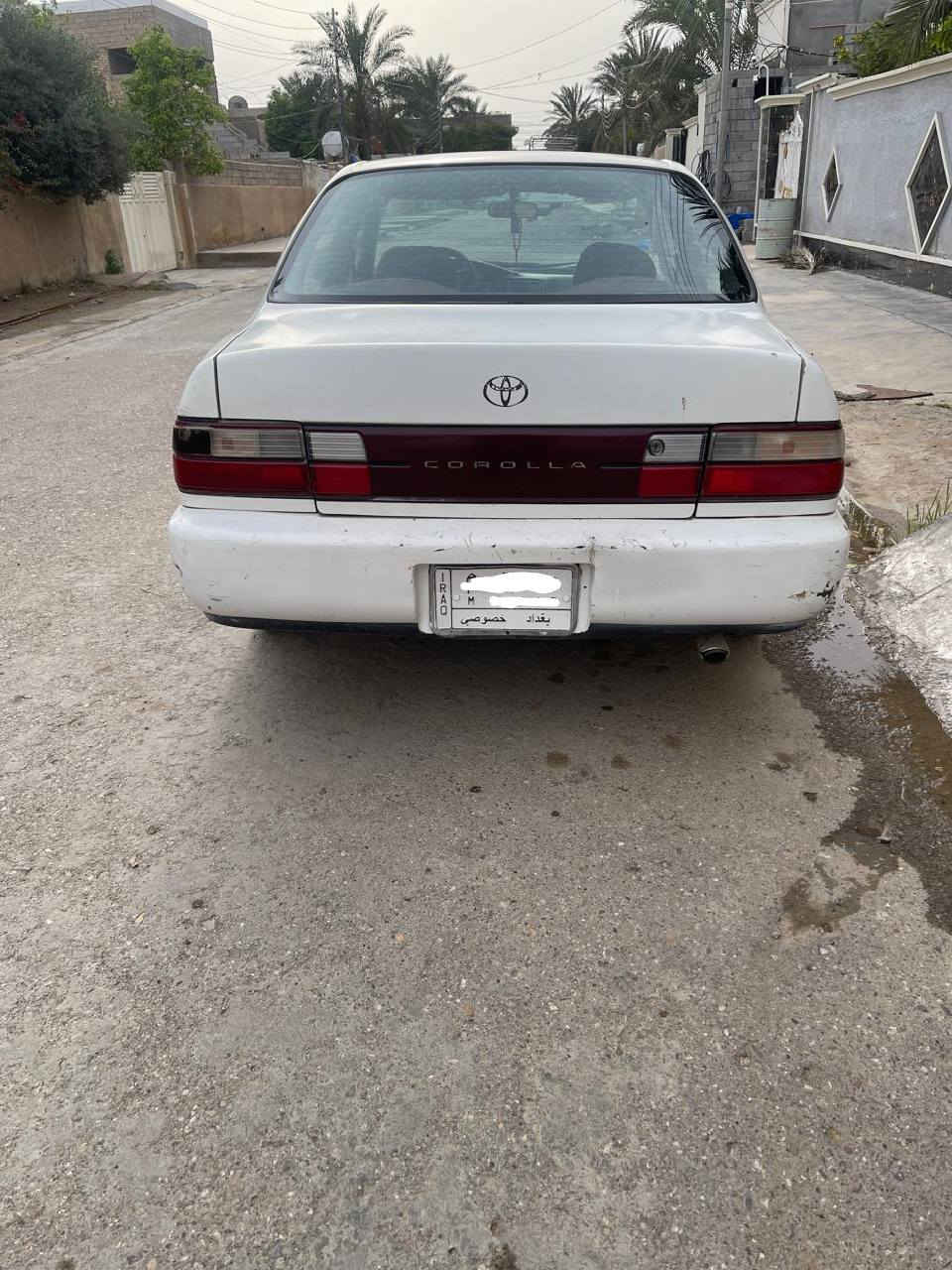 كورلا 1994 سنوية 2028بأسمي تخم تاير جديد صدر جديد السعر 48 وبيها مجال للاستفسار الاتصال على الرقم *********** مكان السيارة ديالى المقدادية حي المعلمين
