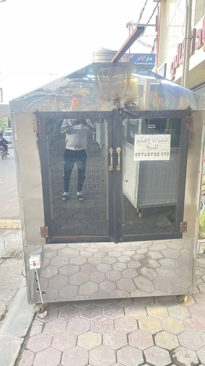 سلام عليكم ورحمة الله مشواية دجاج تشتغل فحم غاز للبيع سعرها مليون مكانها محافظة واسط ***********
