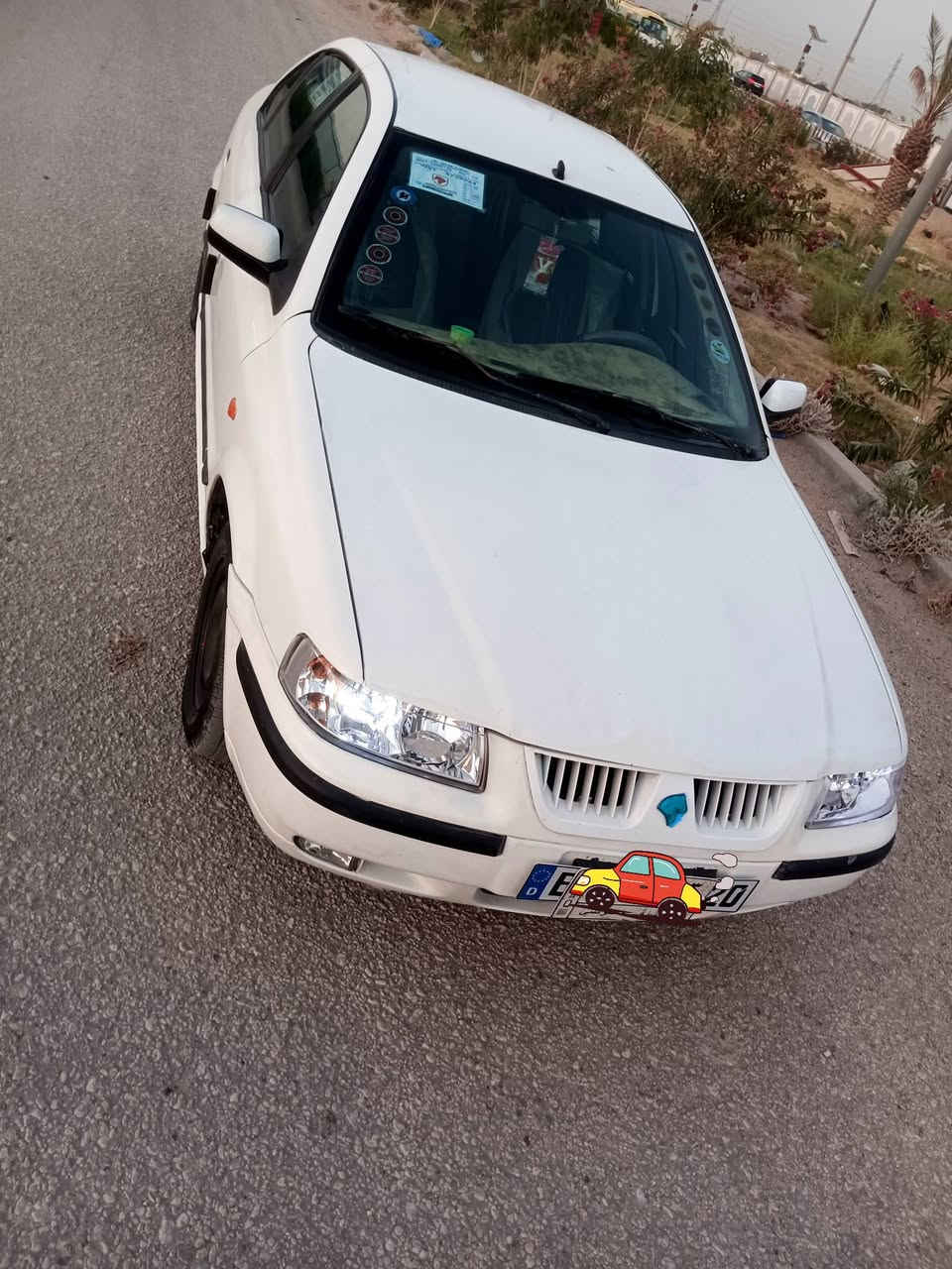 للبيع سمند موديل ١٠ رقم قادسيه سنويه مجدده لل٢٨ تحويل مباشر سياره جديده جدا وكفاله من ضربه صبغ وخياس فقط بارد قليل تبريد ثلج محرك وكير كارتون تخم تاير جديد ستوه شاده اخوان تراي السياره كلش ناعم وحلو على البلاد السعر ٢٩ وعليها غرامه هواي تنزل من سعرها مكانها نجف ***********
