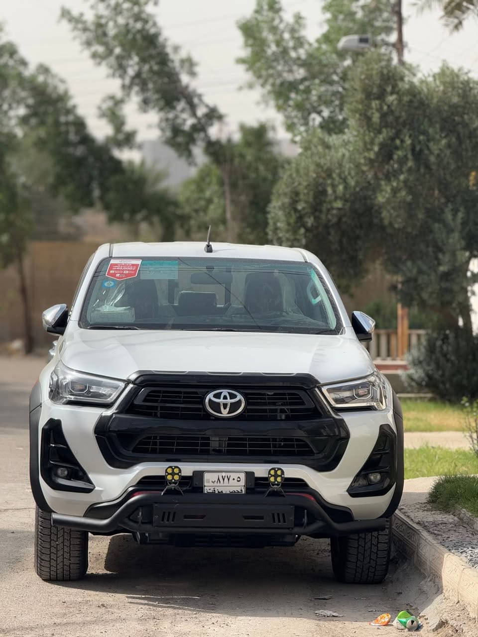 اسلام عليكم  هيلوكس 2025.                  موصفاته معروفه سياره بيه بارد بل بنيد قطعه صغار بيه بل جاملغ عله كد اصبع 
سياره جديده وكاله ساس بعده بل ضمان 
ماشيه 20 سياره حيل نضيفه سياره مابيه سونار سياره رقم بغداد الجديد انكليزي 
***********
