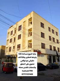 الغدير • ١٢٠م • ٧شقق ٣محلات