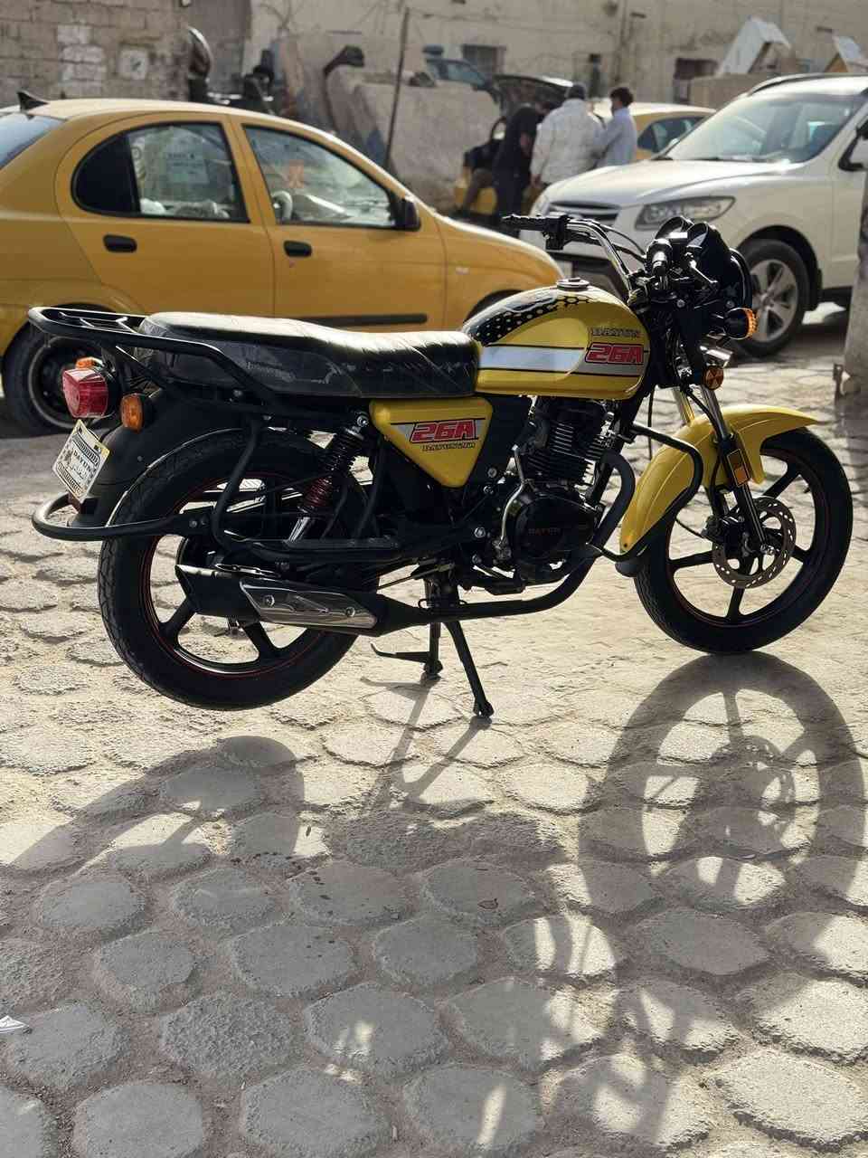 سلام عليكم دراجه دايون نفخ موديل ٢٠٢٣ دراجه بل جيس شرط برغي مامفتوح بيه كارتون دراجه الوكيل مالهه البغدادي تجي وتفحص.           خاص مسدود خابر وتدلل رقم النتصال *********** خاص ماكو خابرني وكلك بل سعر
