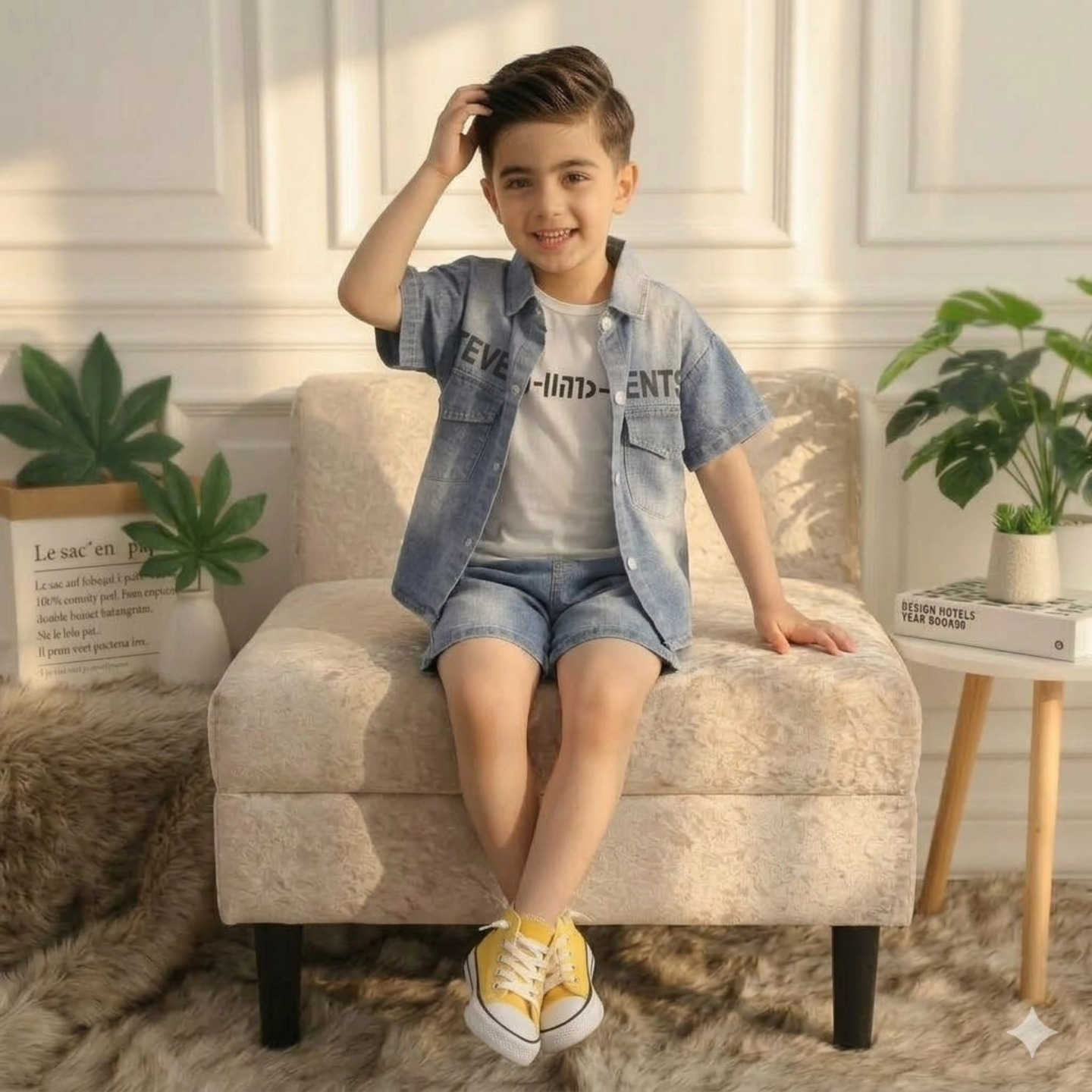 #طقم العيد وصل  ✨✔️
خامه جينز درجه اولى 
القياسات  5/4/3/2/1 سنوات
قياسات الموديل الثاني من سنه ونص الى 7 سنوات 
متكون من 3 قطع 
توصيل لجميع المحافظات 5


**إذا كنت صاحب هذا الإعلان وتريد حذفه لأي سبب، رجاءا أرسل رسالة إلى الدعم الفني**