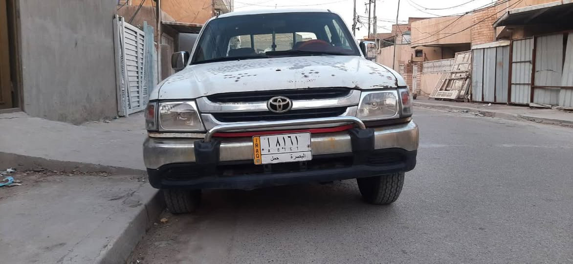 دالسلام عليكم تيوتا هايلوكس 2005ءعودي سعرهه 90$وبلخدمه مكان السياره الامين الثانيه بغداد
الاستفسار الاتصال ع الرقم واتساب ***********
