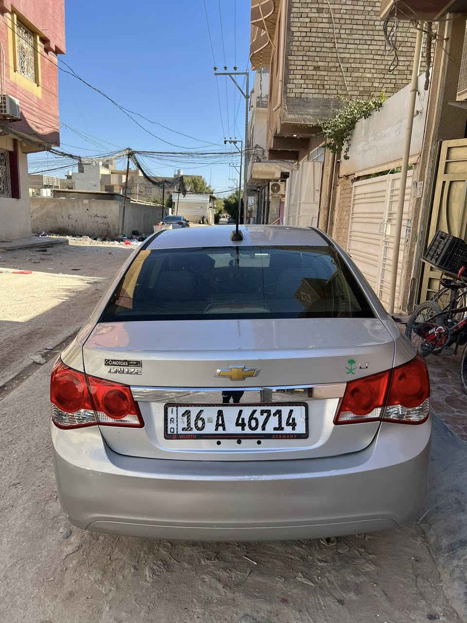 شوفليت كروز مديل 15 كير ومكينه وحداديه وكهربائيات وتبريد وتتفئه مكفولات سياره بيه جاملغ امامي فقط مكينه ١٤٠٠ تيربو البلادي سياره حيل نضيفه وما متعوبه مكاني كربلاء السعر ٧٥ اتصل ***********
