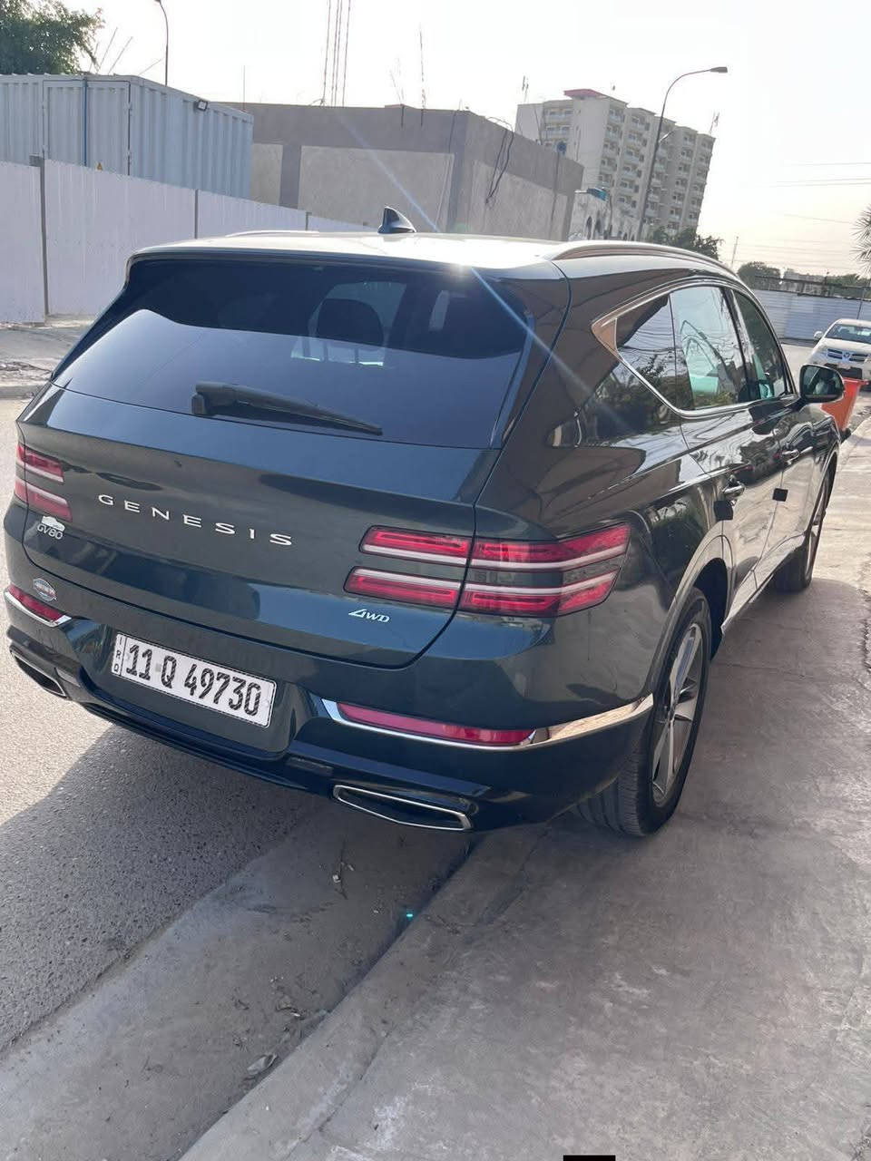 جينيسس GV80موديل 2023
فئة بريستيج
المحرك: 4 سلندر
المسافة المقطوعة: 25 ألف ميل
رقم بغداد باسم المالك
رقم الشاصي (VIN):
KMUHBDSB1PU118643
الحالة:
صبغ جهة اليسار فقط
بدون دواخل
الايرباغ سليم
السيارة بدون نقص
التصليح شغل جناي
لا يوجد بارْد بأي مكان
الدعاميات موجودة ونفس لون السيارة
المواصفات:
مواصفات بريستيج كاملة ومعروفة
الموقع: بغداد – السيدية

للاتصال:
***********
رقم الشاصي للتأكيد:
KMUHBDSB1PU118643
