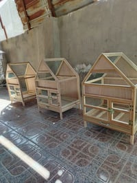 قفص بلابل قياساته عرض 60 نزال 50 ارتفاع 95 يحتوي على مجر تنضيف  السعر ...