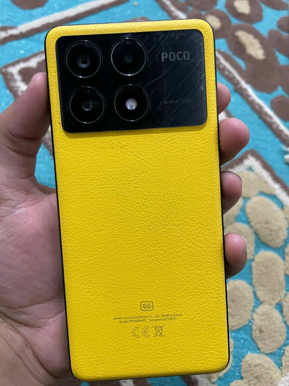 بوكو x6برو 
ذاكرة 512
بطارية 5000 وشحن 67 واط 
معالج دايمنستي 8300 الترا 120 فريم 
سعره 270 وبي مجال 
ناصرية مركز 