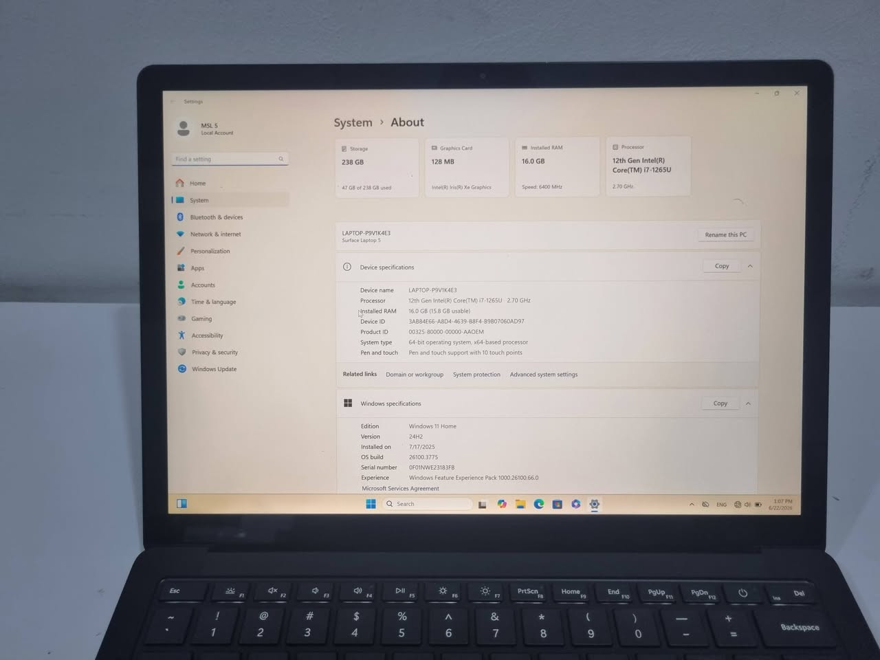 💻

🔹️الرام:16GB 
🔹️الذاكرة:256GB 
🔹️المعالج:Core i7 1255U
 Intel® Iris® Xe:معالج الرسومات🔹️
🔹️الشاشة: 13.5 بوصة دقة العرض 2256 × 1504 [2.2k]

Pro-Tech Abd


**إذا كنت صاحب هذا الإعلان وتريد حذفه لأي سبب، رجاءا أرسل رسالة إلى الدعم الفني**