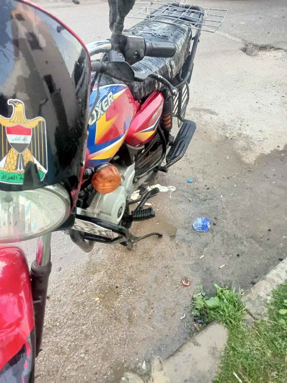 دراجه بوكسر مرقم ديالى رقم انكليزي ٢١ السعر مليون ونص تحويل ثاني يوم سنويه بأسمي *********** واتساب
