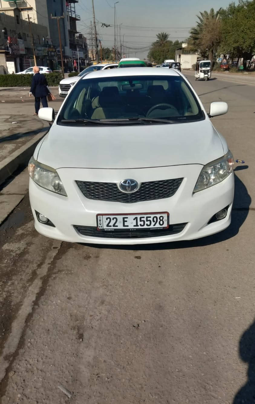 كورلا 2010خليجي
كفاله عامه من كلشي
 عدا تكحيل بسيط مأشر بالسونار 
سياره نضيفه جداً
كير كفاله 
محرك كفاله 
مواصفات معروفه
رقم اريبل 
مكان بغداد 
السعر   125 وبيه مجال
***********
