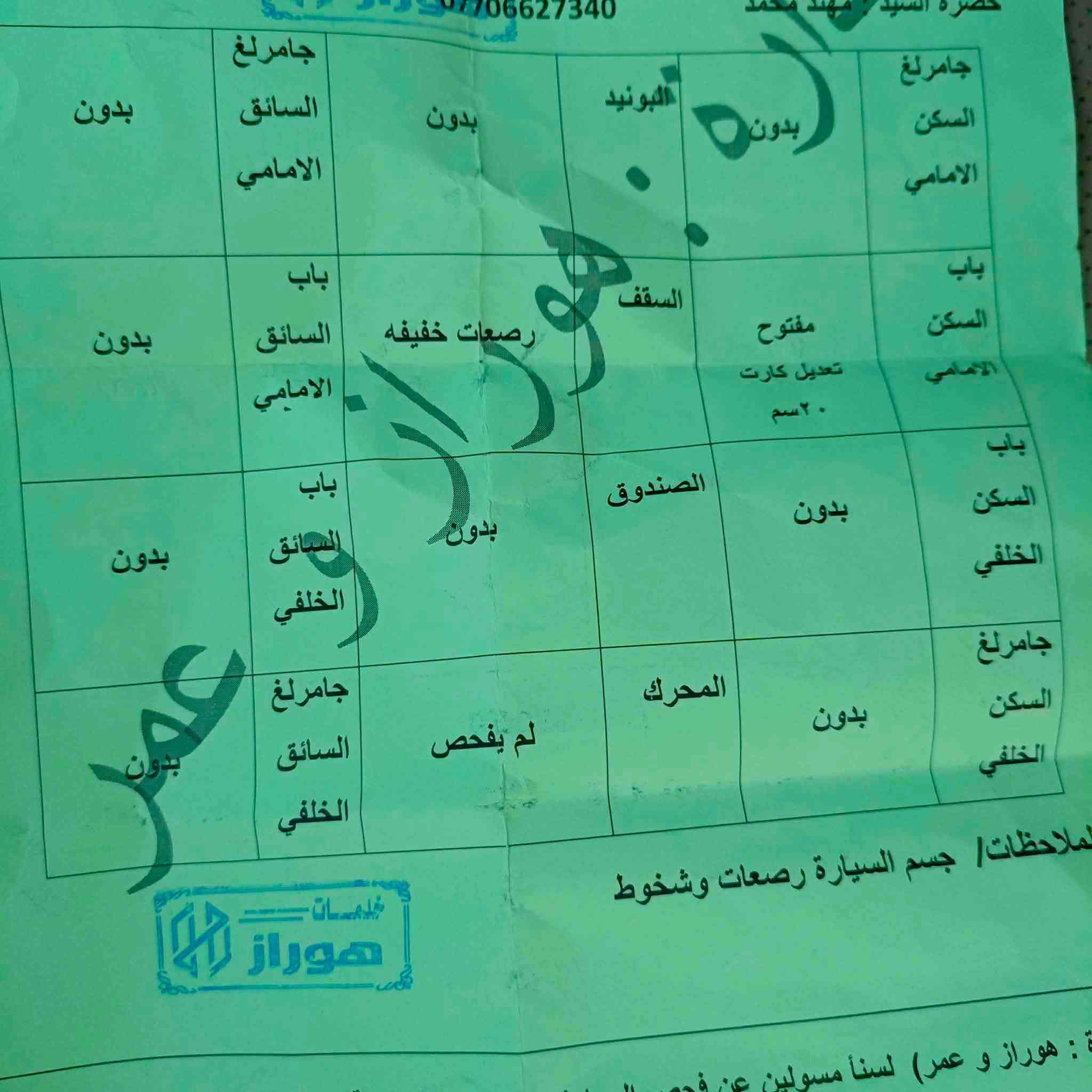 كيا سورينتو 2012 (مكفولة بدون صبغ) للبيع 🚘
​سيارة نظيفة جداً للبيع. الماشية 190 ألف كم، والسيارة ما تحتاج أي مصروف.
​📍 للتواصل والاستفسار: *********** (مامتواجد علفيس فقط اتصال). كركوك, العراق
