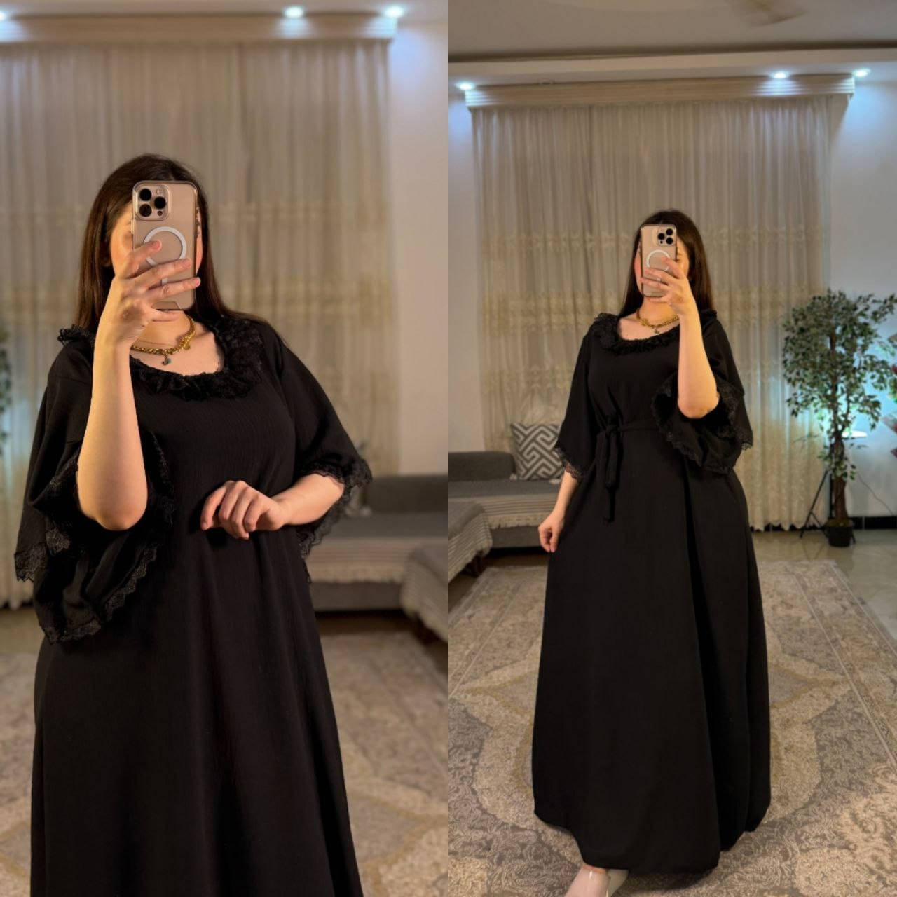 ١. فستان نسائي 👗✨
خامة لينن ملكي سواد فاحم 🖤
القياس يلبس فري سايز لحد ٩٠ كيلو 📏

٢. فستان نسائي 
خامة لينن ملكي كلوش ردن
القياس يلبس فري سايز  التحكم من الحزام
البيع جمله ومفرد 
السعر خاص للاستفسار يرجى مراسلة الصفحة 
متوفر توصيل لجميع محافظات العراق


**إذا كنت صاحب هذا الإعلان وتريد حذفه لأي سبب، رجاءا أرسل رسالة إلى الدعم الفني**