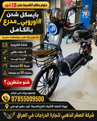 بايسكل شحن • أوروبي مدرع • مدى ٣٠كم
