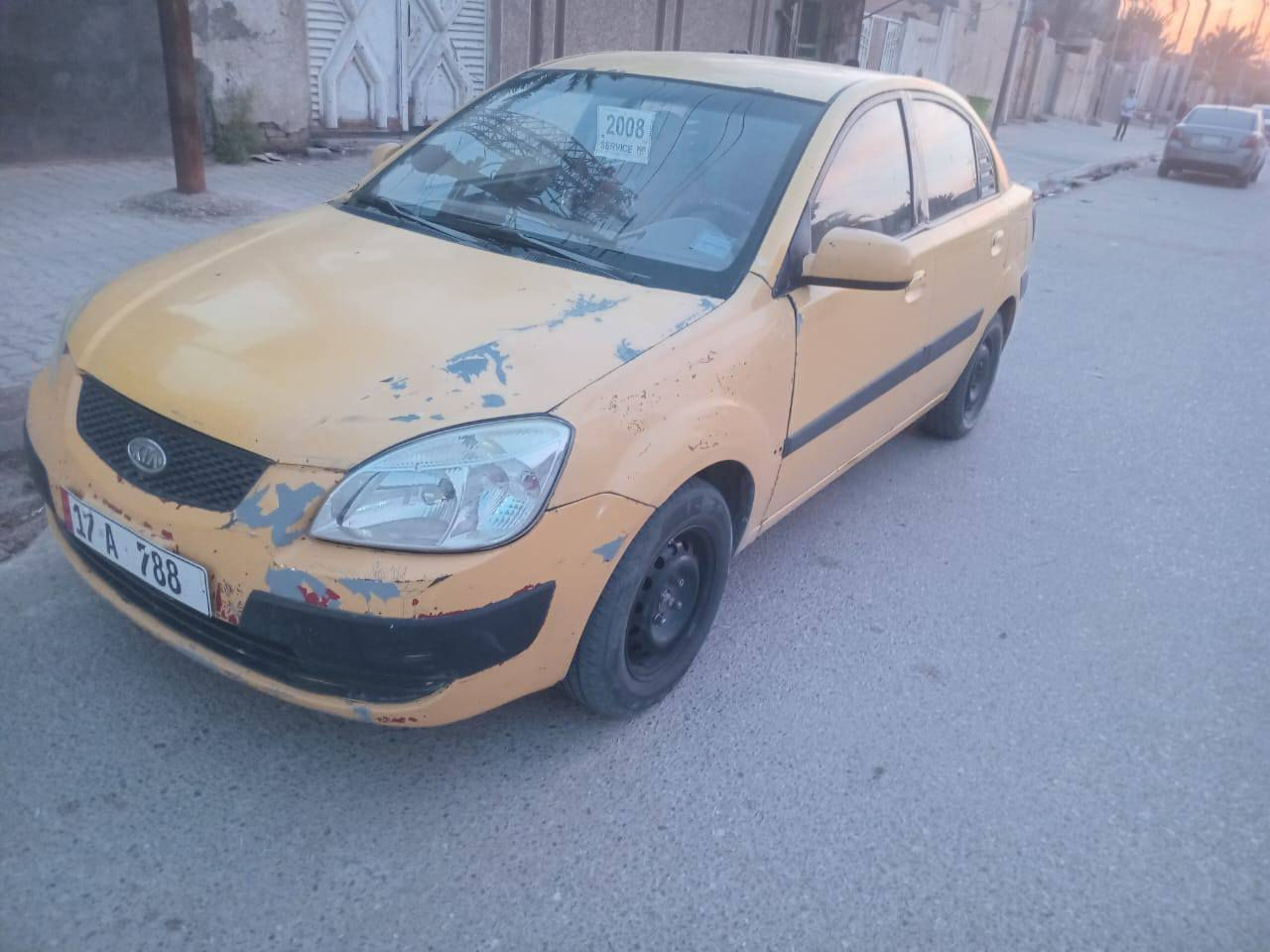 سلام عليكم 
البيع كيا ريو موديل 2008 كير عادي دواخل بيجي
خليجي سياره جاهزه من كلشي مداور ثانيوم 
سعر 70 مع مجال قليل 
مكان السيارة السماوة قضاء الرميثه 
***********
