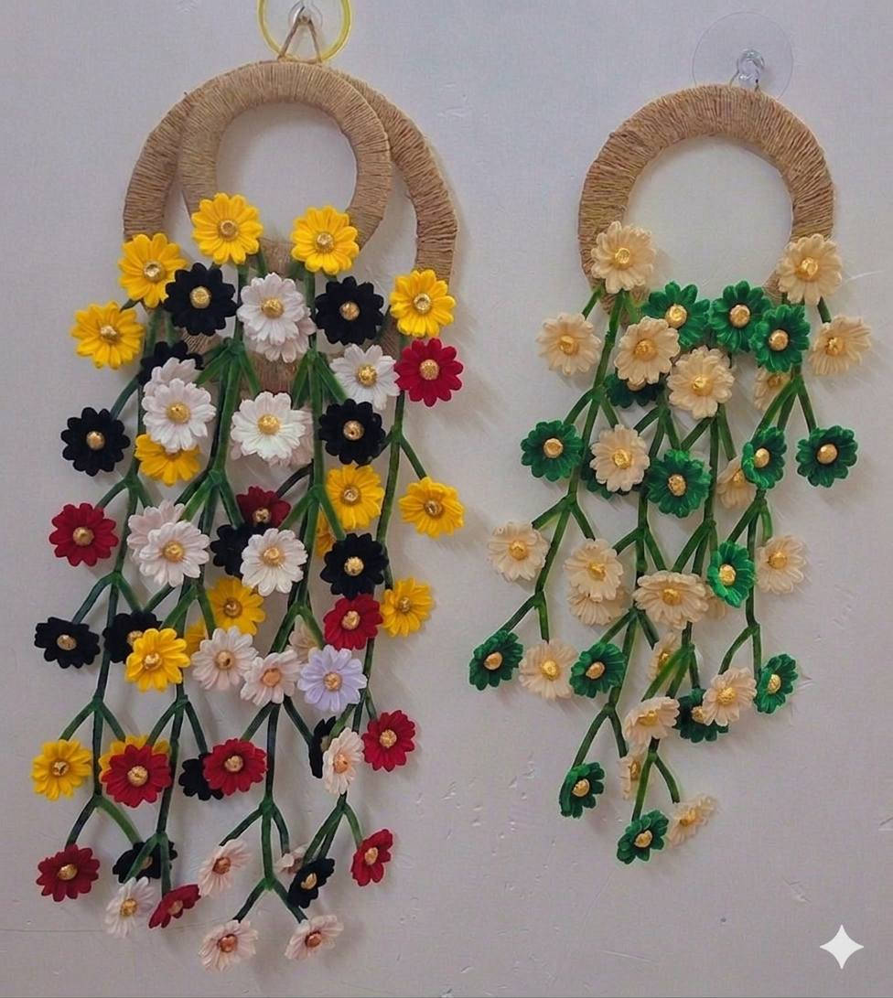 "حبيت أشارككم آخر أعمالي اليدوية لتعليقات الجدران.. 🌸
تنسيق ورد (البايب كلينر) مع لمسة الخيش، أحس الألوان القوية (الأحمر والأصفر) تعطي طاقة للمكان، أما الأبيض والأسود فهي قمة في الأناقة والهدوء.
إنتوا شنو رأيكم؟ يا تنسيق ألوان حبيتو أكثر؟
موجود توصيل لكل المحافظات للي تحب تضيف قطعة مميزة لبيتها 🏠✨"


**إذا كنت صاحب هذا الإعلان وتريد حذفه لأي سبب، رجاءا أرسل رسالة إلى الدعم الفني**