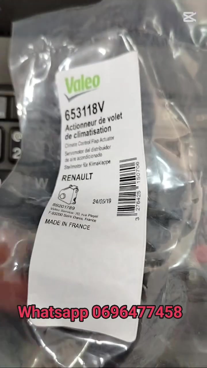 ✅ Actionneur de volet de climatisation 

✅Valeo d'origine 

موقع المحل حي المرجة ولاية تيسمسيلت 
التوصيل متوفر لجميع الولايات والدفع عند الاستلام

Whatsapp 0696477458


**إذا كنت صاحب هذا الإعلان وتريد حذفه لأي سبب، رجاءا أرسل رسالة إلى الدعم الفني**