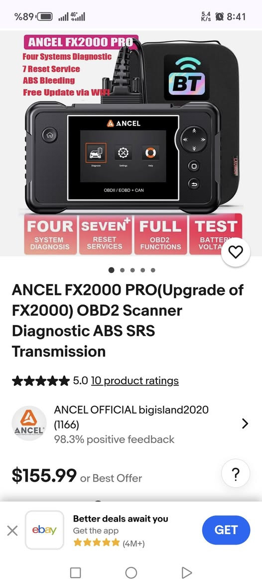 اجهزة فحص اعطال السيارات تحديث مفتوح ماركة معروفة اصلي


**إذا كنت صاحب هذا الإعلان وتريد حذفه لأي سبب، رجاءا أرسل رسالة إلى الدعم الفني**