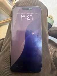 أيفون 📱 ١٦برو ماكس كفاله من الزلف ماستر البطارية١٠٠/عدد دورات الشحن ١٥...