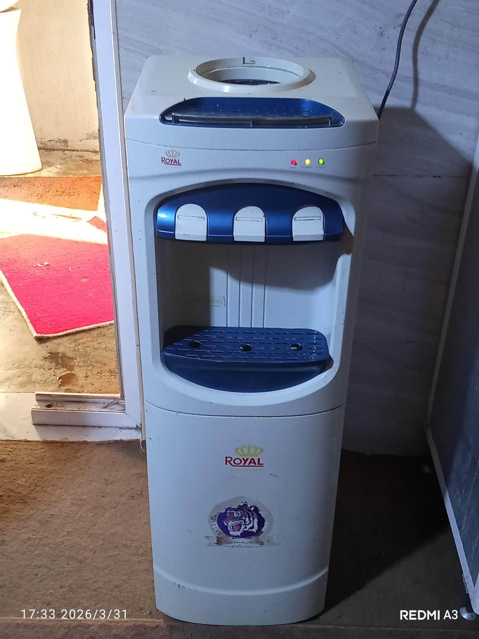 براد ماء بحاله جيده نوعية Royal
ب ١٢٠ وبيها مجال


**إذا كنت صاحب هذا الإعلان وتريد حذفه لأي سبب، رجاءا أرسل رسالة إلى الدعم الفني**