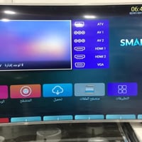 #للبيع شاشه وادي حجم 55 مقوسه ام الانترنيت مستعمله ونضيفه عالفحص (بغدا...